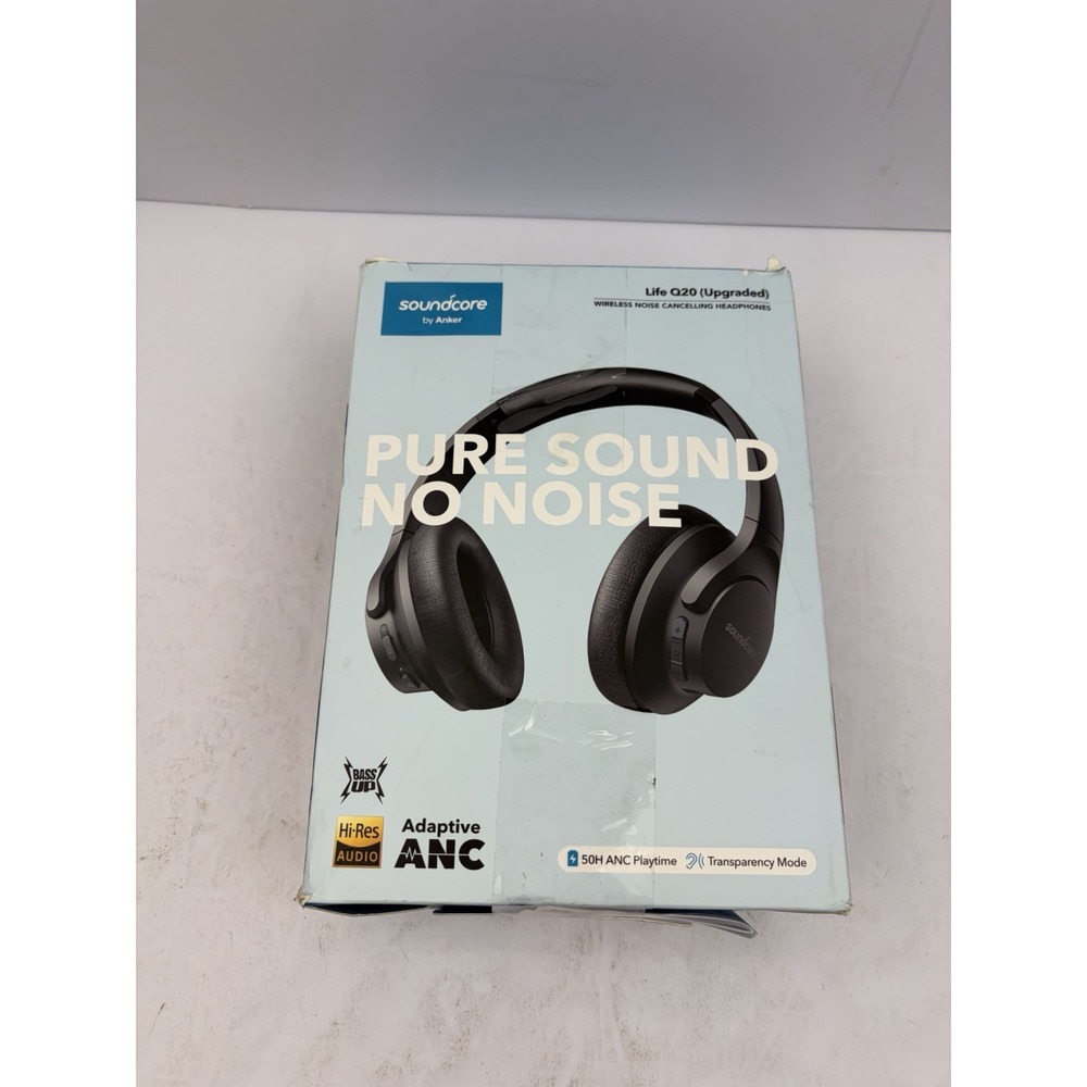 Soundcore by Anker Q20i Hybrid Active Noise Cancelling Headphones, Big Bass - Picture 6 of 9